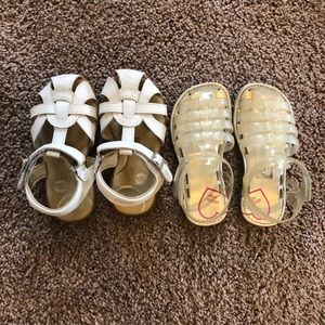 Two stride Rite sandals 8 W girls/ toddler girl